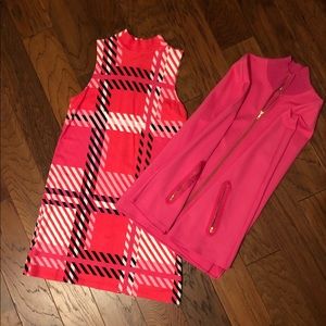 CROWN & IVY - Sleeveless Dress & Matching Poncho